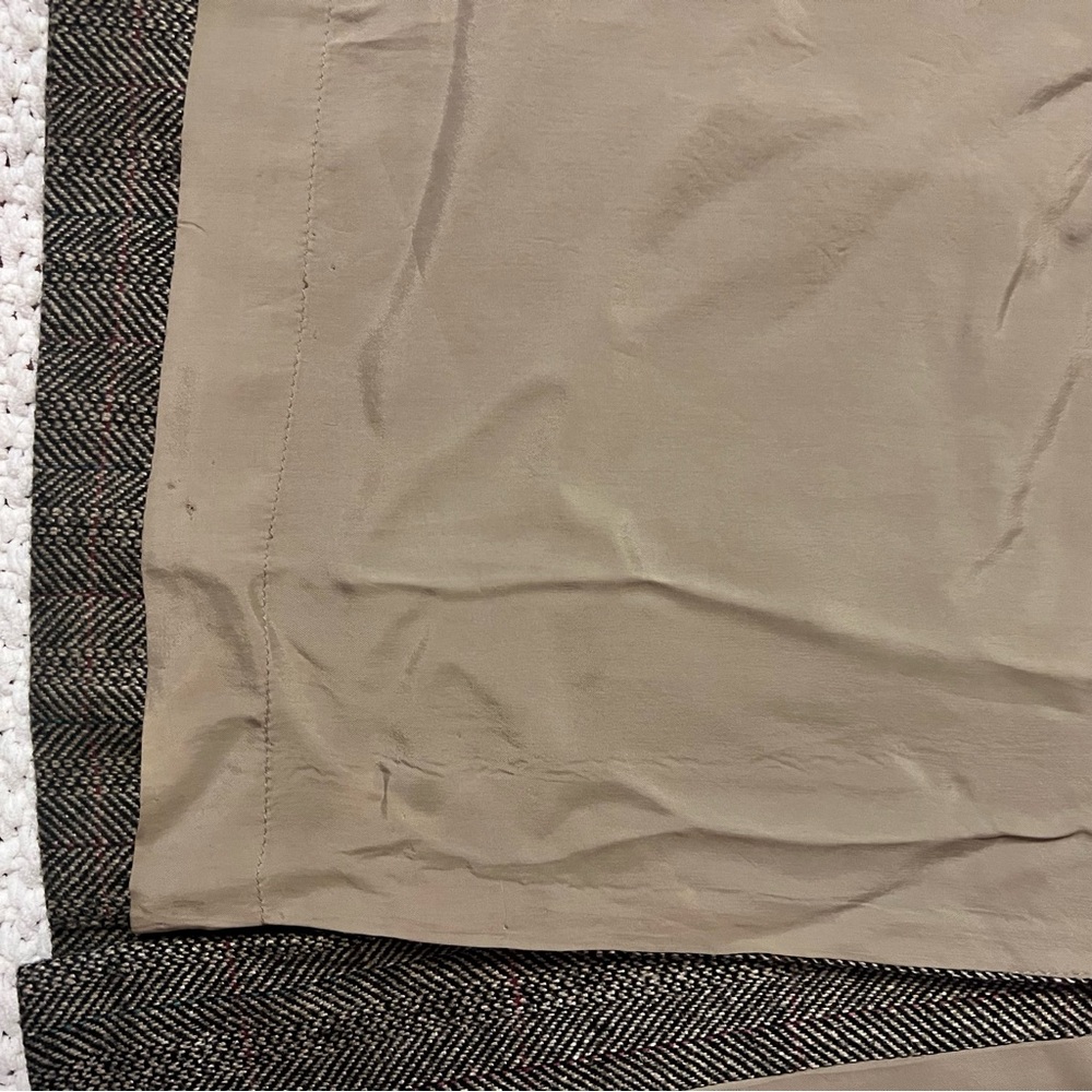 Ralph Lauren Vintage Made in USA Brown Tweed Midi Skirt With Pockets - Picture 8 of 9